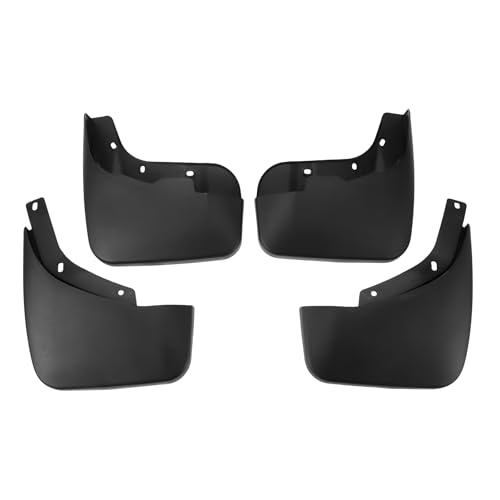 Image of X AUTOHAUX 1set Front and Rear Mud Flaps Splash Guards Mud Guards for Audi Q7 2006-2015 W /Mount Accessories