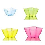 100 pz da 200 cc VERDE Dimensione 8x8 h5 cm