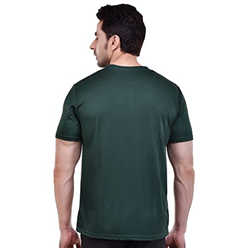 Image of Fashionbazzar4u Men's Cotton Blend Regular Fit Solid Round Neck T-Shirt