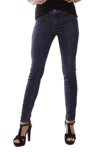 Diesel Noir Doré Type-161C BG6BI Pantalon Jeans pour Femmes Slim Skinny (W26)