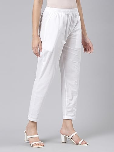 Image of TWIN BIRDS 100% Woven Cotton Fabric Kurti Pant /Trousers with Functional Pocket for Women