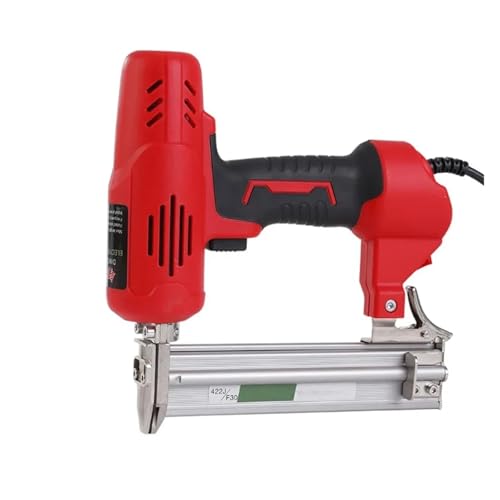 Cloueuse Pistolet à ongles électrique for le travail du bois, Portable, multifonctionnel, à double usage, outils électriques professionnels, accessoires(blanc)