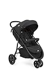 Joie litetrax™ 3 Buggy, kompakt faltbar, flache Liegeposition, Reisesystem-kompatibel, vorwärtsgerichtet, mit Regenschutz, Geburt bis 3 Jahre (0–15 kg), coal