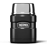 Thermos Stainless King Food Flask, 470ml Capacity - Sleek Multi- Purpose Flask for Daily Food Prep - Durable Stainless Steel with Classic Gun Metal Finish - Ideal for On-the-Go Meals & Drinks