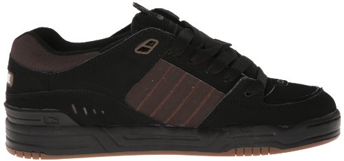 Image of Globe Mens Fusion Skate Shoes, Black /Brown, 13 M US