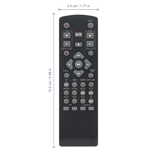 Télécommande Philips FWM6000 pour remplacer un boîtier perdu ou cassé - 4