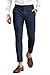 GINGTTO Mens Golf Pants Stretch Work Skinny Dress Pant Slim Fit Fashion Tapered Chinos Men Dark Blue Skinny Leg 34x28