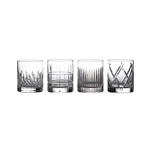 Waterford Short Stories Double Old Fashioned, Set of 4 Mixed