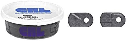 CRL Black Nylon Flush Screen Clips - Bulk Package