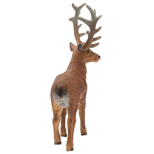 Bullyland 64433 - Spielfigur Rothirsch, ca. 12,8 cm große Tierfigur, detailgetreu, PVC-frei, ideal als kleines Geschenk für Kinder ab 3 Jahren