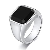 Materialdetail: Ring aus Edelstahl, langlebig und langlebig. Es enthält kein Nickel und kann den Glanz für lange Zeit beibehalten. Es hat hypoallergene Eigenschaften und ist harmlos für den menschlichen Körper. Die hochglanzpolierte, glatte Innenfläche sorgt für ein angenehmes Tragegefühl.