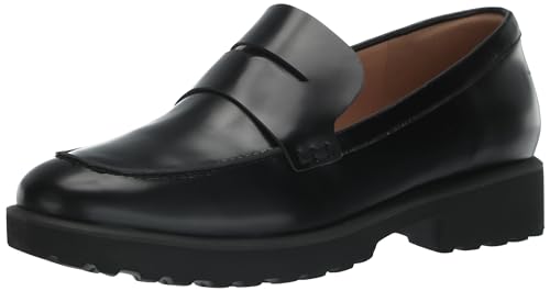 Cole Haan Women's Geneva Loafers, Black Box Leather, 11-B US