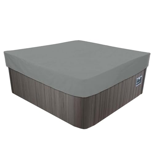 Cubierta cuadrada para bañera de hidromasaje Oxford 210D, protector resistente a la intemperie para baño de aguas termales, impermeable y resistente al sol, cubierta de alberca de invierno, múltiples