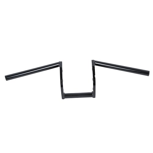Xfmt Black Handlebar 1" Z Bars Fits For Harley Custom Bobber Softail Dyna Sportster Drag Bar #TOP1