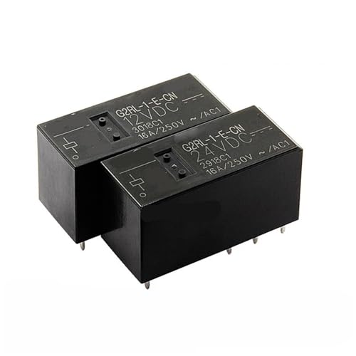 Relais de puissance G2RL-1-E-CN-12VDC 16A 8 broches pour circuit imprimé - Lot de 2 pièces