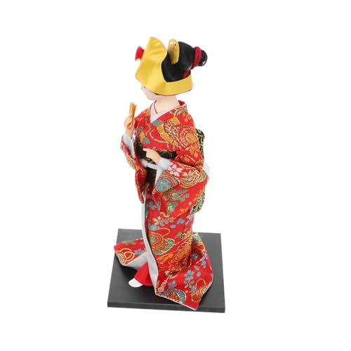 QUMIIRITY Adornos De Muñeca De Kimono De Geisha Japonesa, Muñeca De Geisha Japonesa, Muñeca De Kimono Asiática, Figura Coleccionable, Decoración Tradicional De Muñecas Japonesas