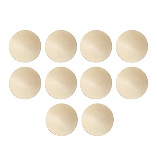 Elegabrillia 5 Pares Almohadillas Tapas Relleno Esponja Removible Transpirable Lavable Adecuado para Ropa Deportiva Trajes Baño Fiestas, beige, universal