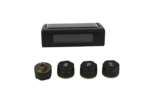 Carall Tpms Wireless Pannello Solare Con 4 Sensori Esterni Per Privato Sistema Monitoraggio Pressione Pneumatici Digitale - 4