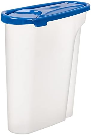 Invero® 5L Cereal Dispenser Plastic Container Food Kitchen Storage Box with Air Tight Lid ideal for Cereals Rice Pasta and More (1x Pack)