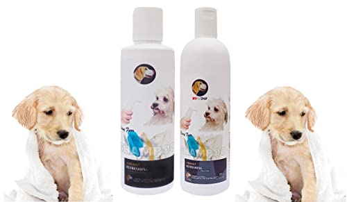 Glossy Furr – Bath Shampoo for Pets | Made with Natural Ingredients for A Refreshing | Dogs, Puppy, Kitten, Cats & Rabbit Cleaner, Smoother & Shinier Coat – (500 ML + 200 ML) Pack of – 2