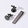 Sturdy Stainless Steel Tie Clip And Cufflinks Set For Men Business Attires And Everyday Office Daily Casual Use Business Accessories #5