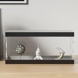 🌸 Vitrine multi-usages : cette boîte en acrylique avec couvercle et base noire est parfaite pour exposer des objets de collection, des jouets, de l'artisanat, des souvenirs, des maquettes, etc.