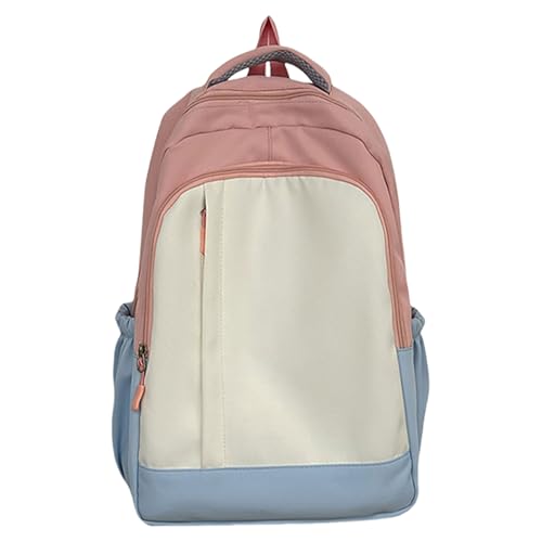 Sac à dos en nylon pour femme grand volume anti-mal de dos sangles douces