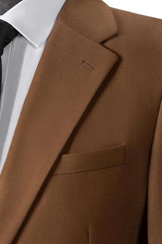 Drolia Formal Men's Suits Regular Fit 2 Piece Prom Tuxedos Notch Lapel Jacket+Trousers Wedding﻿2