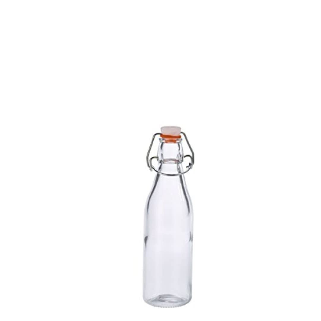 Genware NEV-SWB250 Glass Swing Bottle, 25 cl/9 oz. (Pack of 6)