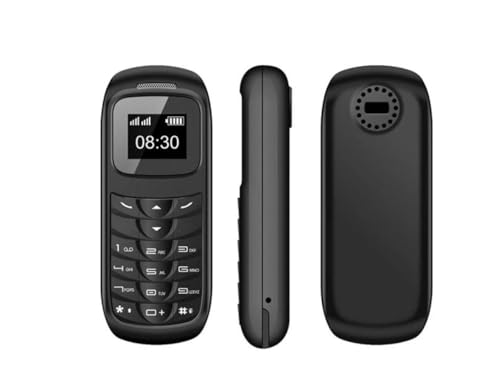MiRUSI Smallest Mini Mobile Phone GSM Unlocked BM70 Bluetooth Dialer Phone (Black)
