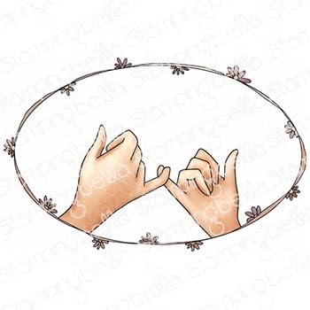 STAMPING BELLA Cling Stamp-Pinky Promise, Plain