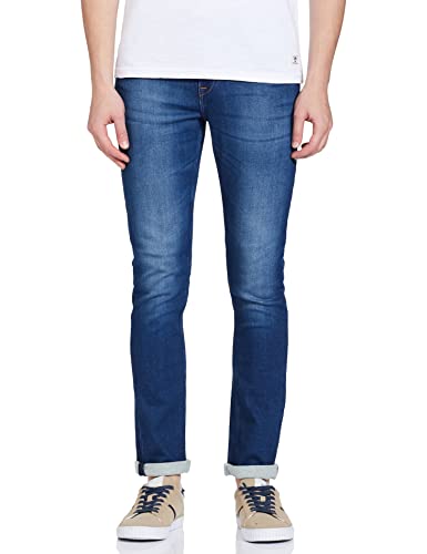 Image of Lee Men's Bruce Skinny Fit Mid-Rise Jeans
