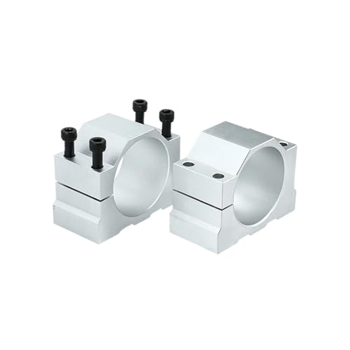 Support de fixation pour moteur de broche CNC 52mm en alu pour éliminer le jeu mécanique