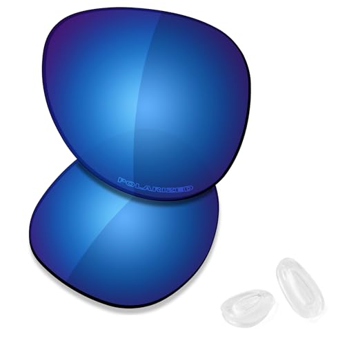 Image of SAUCER Premium Replacement Lenses & Nosepads for Oakley Elmont L OO4119 60mm Sunglasses