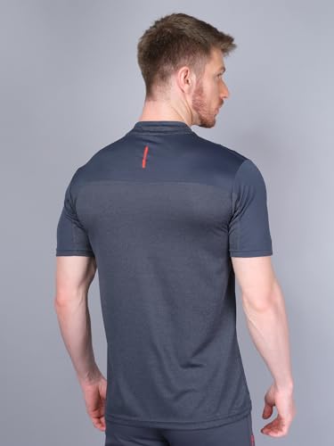 Image of TECHNOSPORT Men's Slim Fit Active T-Shirt - (MTP512 P) Pack of 1