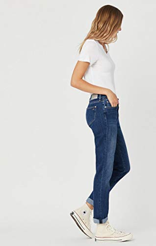 Mavi Women's Kathleen High Rise Slim Boyfriend Jeans4