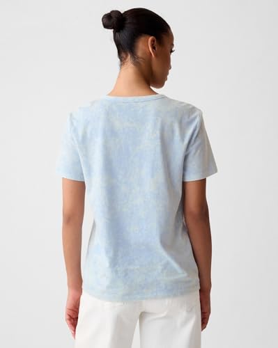 Image of Gap Women Tie-Dye Short Sleeves Relaxed Fit T-Shirt