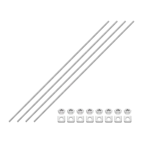 uxcell S˂_ 4 M4-0.7 ˂sb` 350mm XeXX`[ Ep S˂X^bh ibgƃbV[t NvAnK[AU{gp