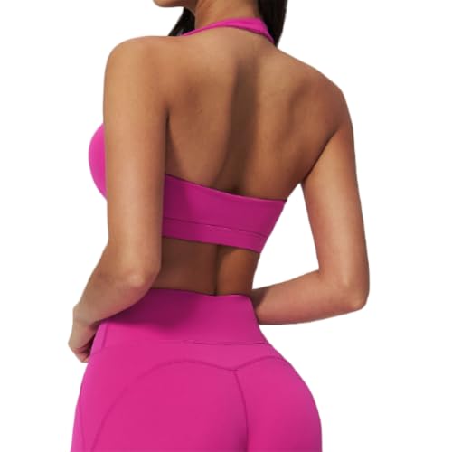 Sujetador halter de alto soporte para running con copas extraíbles 4