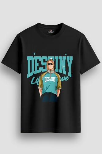 Image of Men's Regular Fit Printed T-Shirt Combo Pack of 3 | 100% Cotton Round Neck Half Sleeve Graphic Tees
