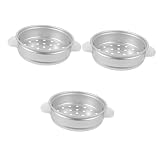 Cabilock 3 Piezas Olla arrocera Vapor Cesta de Vapor China Cesta de Comida Vapor Accesorio para Olla arrocera Rejilla de Vapor para Comida Cesta para vaporizar arroz Vapor para Hotel