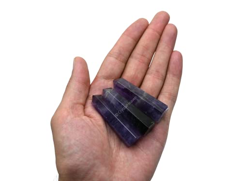 Image of Certified Amethyst Crystal Tower Obelisk Point for Chakra