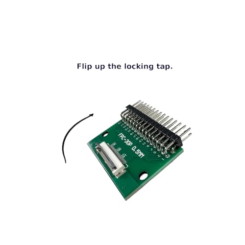 MTCELL 2 piezas Convertidor FFC FPC 30pin ángulo recto miniatura 4