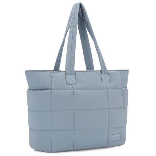VASCHY Bolso Acolchado Grande Tote para Viaje y Shopper,
