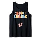 Bodybuilder Pregnancy Announcement Workout Pregnant Women Tank Top
