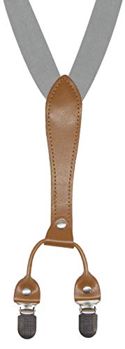 Image of Men's Suspenders Bowtie Set Elastic Y Shape Style Women's Suspenders Bowtie For Wedding&Formal Events