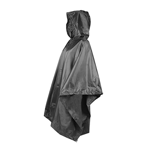 VALICLUD 3-in-1 Waterproof Outdoor Poncho Raincoat for Men and Women Lightweight Hooded Emergency Rain Gear for Hiking Cycling and Outdoor Activities