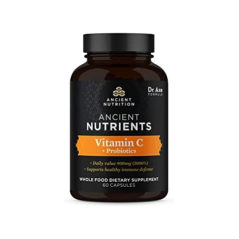 Ancient Nutrition Probiotics and Vitamin C Supplement Cover