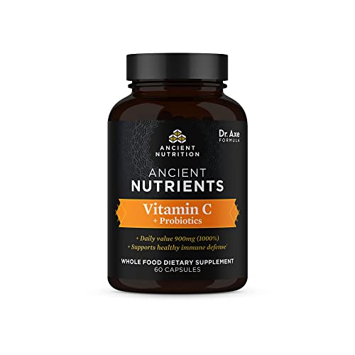 Ancient-Nutrition-Probiotics-and-Vitamin-C-Supplement-Supports-Healthy-Immune-System-and-Gut-Health-Made-Without-GMOs-Superfoods-Supplement-Paleo-and-Keto-Friendly-30-Servings