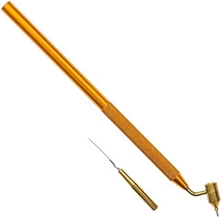 Fine Line Painting Pen Fluid Writer Pen Tip Brass Material For Scratches, Rock Chips, Arts And Crafts, 1.2X20X8cm, Gold, With Cleaning Tool